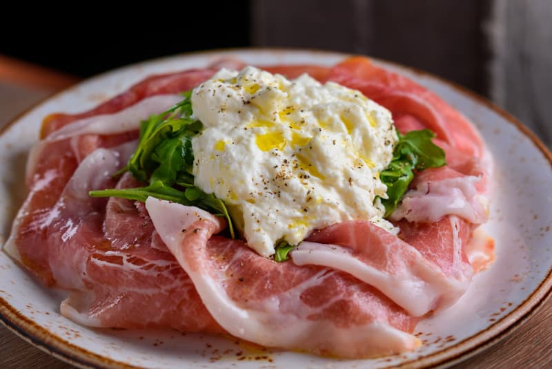 Imported cured meats and antipasti